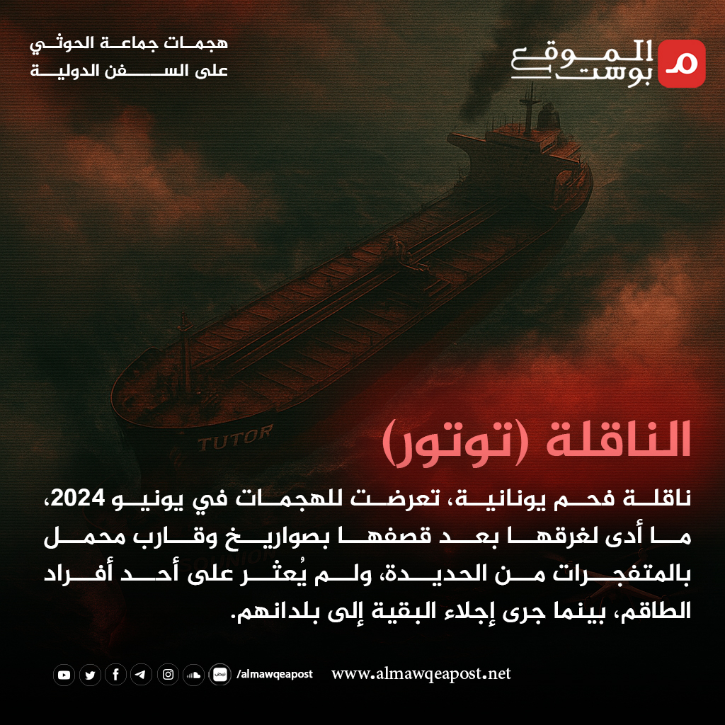 تفاصيل الهجمات البحرية للحوثيين على السفن