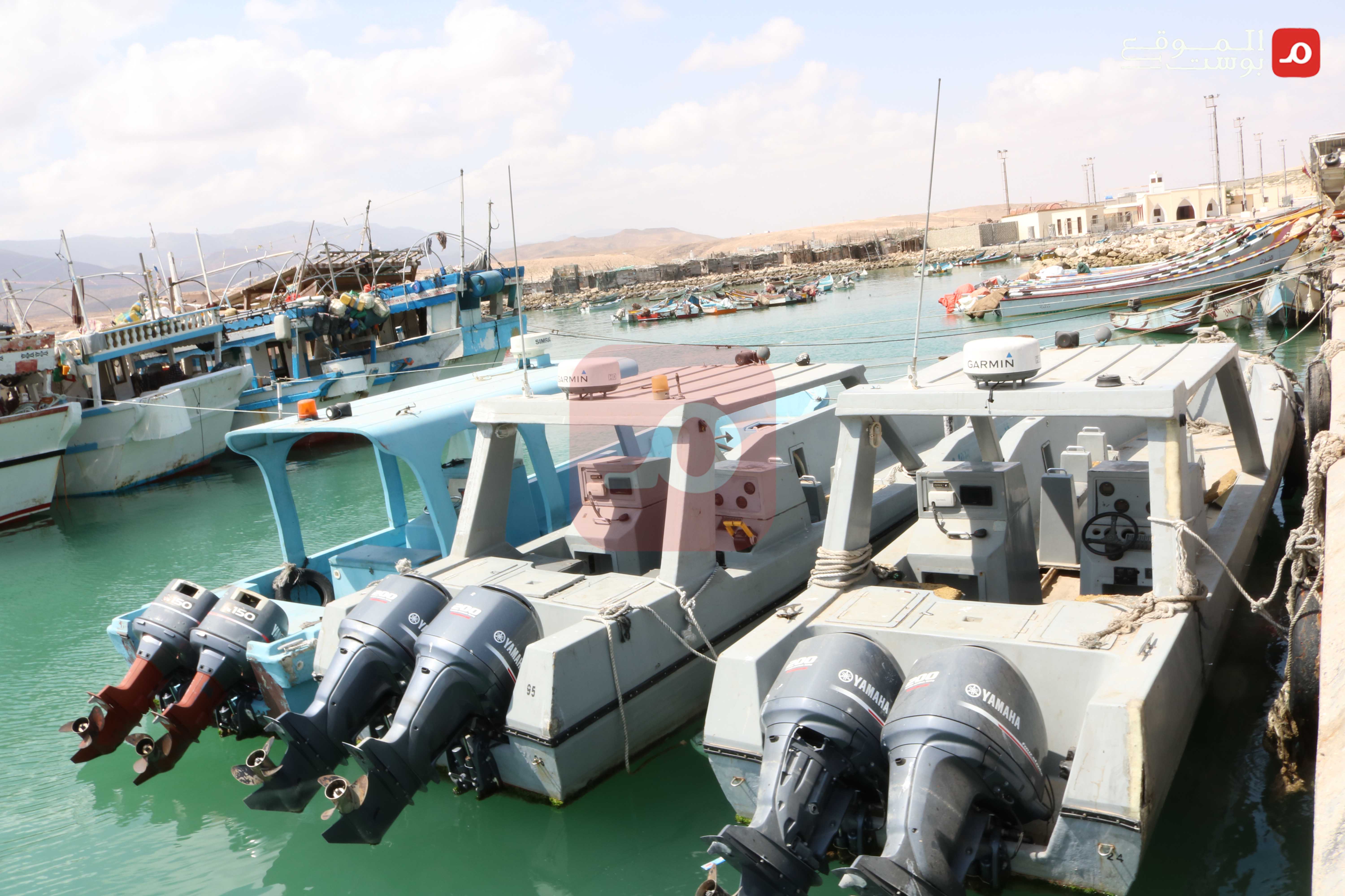 شاهد صورا لميناء نشطون بالمهرة في ظل تواجد القوات السعودية