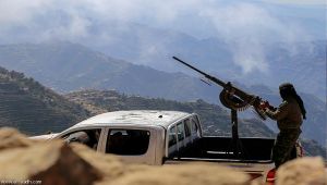قوات الجيش الوطني تحاصر مليشيا الحوثي والمخلوع في  المسراخ