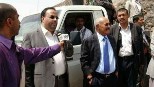 صالح يزور مقاتلين برفقة الصماد بعد يوم من دعوة الحوثي للتوجه للجبهات