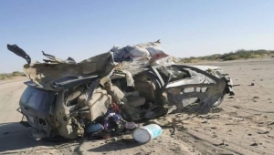 إصابة طفل وبتر قدما والده جراء انفجار لغم حوثي في بيحان