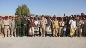 تشييع إثنين من جنود العسكرية الأولى تعرضوا لكمين مسلح بين محافظتي مأرب وحضرموت