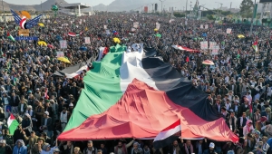 صنعاء.. مظاهرة حاشدة تضامنا مع فلسطين وتنديدا بجرائم الاحتلال في غزة