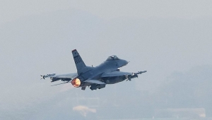 تحطم مقاتلة امريكية من (طراز أف-16) قبالة سواحل كوريا الجنوبية
