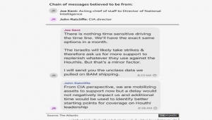 تحليل ثلاث رسائل حساسة من محادثة سيغنال عن ضربة اليمن