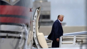 الرئيس الأميركي دونالد ترامب يصل إلى العاصمة السعودية