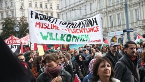 فيينا.. آلاف من أنصار فلسطين يطالبون بمعاقبة إسرائيل