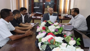 لجنة فنية بوزارة النقل تناقش أسباب حادثة احتراق حافلة النقل الجماعي في أبين