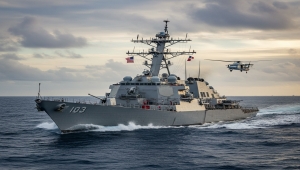 تصادم سفينتين للبحرية الأمريكية دون إصابات خطيرة