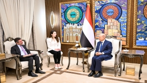 العليمي يدعو واشنطن لردع جذور التهديد في البحر الأحمر ودعم سيادة الدولة اليمنية