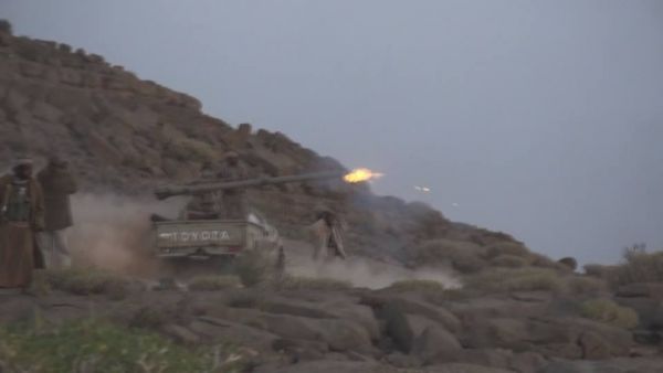 الجيش الوطني يعزز من تقدمة شرق صنعاء ويسيطر على  أجزاء واسعة من نقيل فرضة نهم