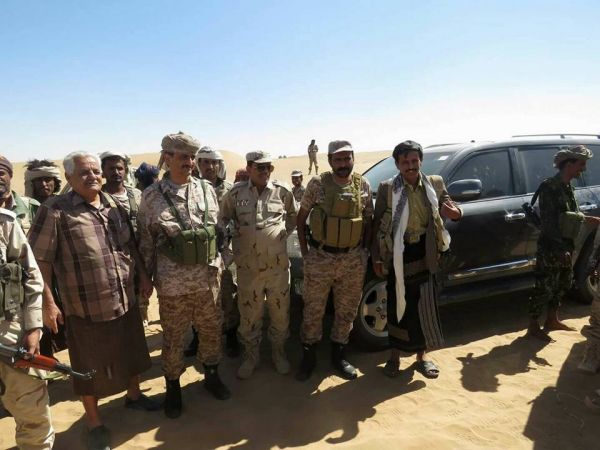 مقتل 25 وإصابة العشرات من عناصر المليشيات في معارك بيحان ومحافظ شبوة يشرف على المعارك (صور)