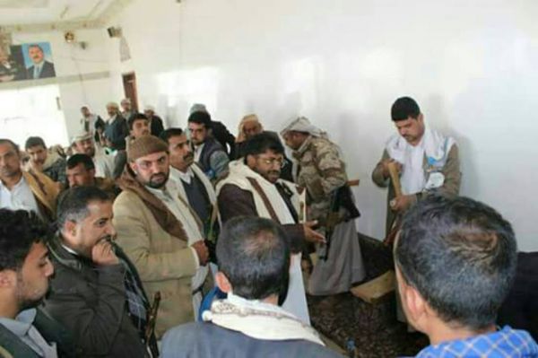محمد علي الحوثي يفشل مجددا في حشد مقاتلين من أبناء قبائل عمران لجبهات القتال( صور )