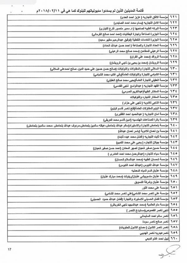 تعميم حوثي بمنع التعامل ماليا مع 697 شركة ورجل أعمال في صنعاء