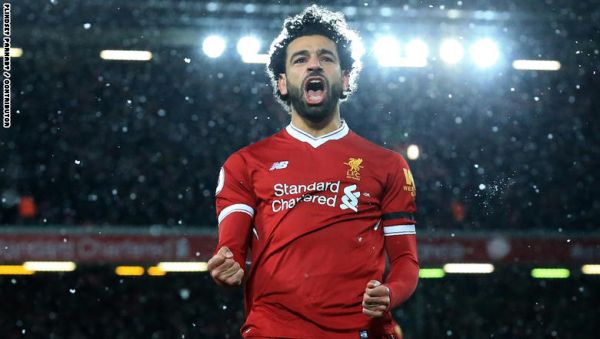 محمد صلاح أول عربي يسجل 