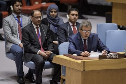 مندوب اليمن لدى الأمم المتحدة يتهم الحوثيين بعرقلة تنفيذ الانسحاب من الحديدة