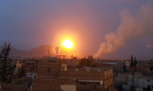 ثماني غارات للتحالف استهدفت معسكرا للحوثيين في صنعاء
