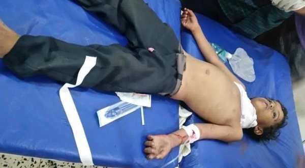 مقتل طفل بقذيفة حوثية شمالي الضالع