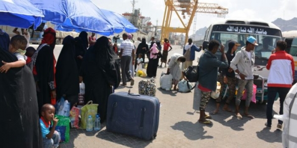 الهجرة الدولية تجلي خمسة آلاف لاجئ صومالي من اليمن منذ 2017
