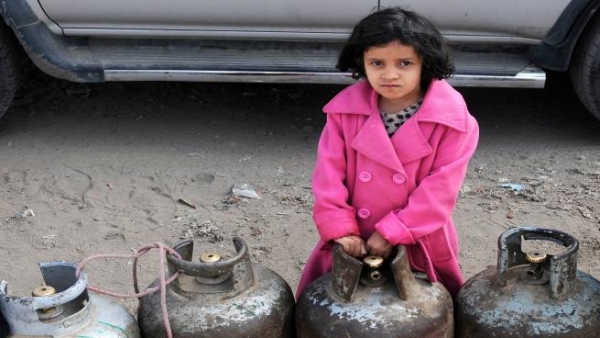 وسائل تدفئة خطيرة في اليمن