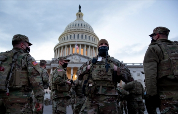قيود غير مسبوقة في واشنطن.. نحو 3 آلاف جندي نظامي لتأمين تنصيب بايدن وتدقيق في عناصر الحرس الوطني