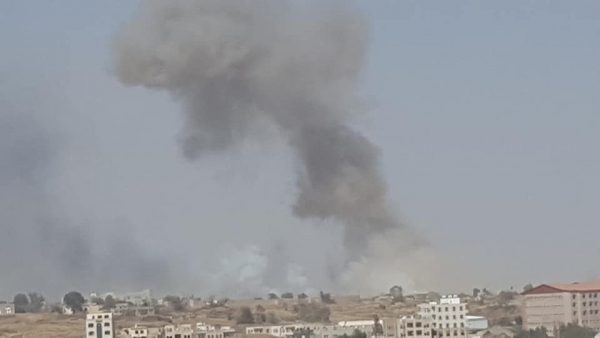 جماعة الحوثي  تتهم التحالف بشن غارات جوية على صنعاء