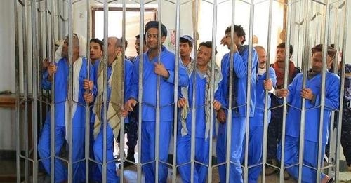 جماعة الحوثي تعدم اليوم السبت تسعة متهمين باغتيال الصماد دون السماح لهم بالتواصل مع أسرهم