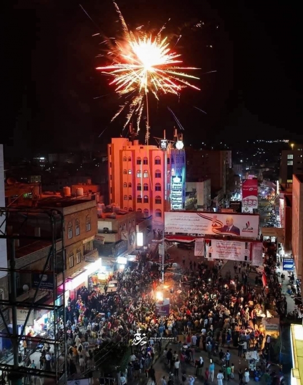 مجلس شباب الثورة يحتفي بثورة 11 فبراير في تعز ومأرب