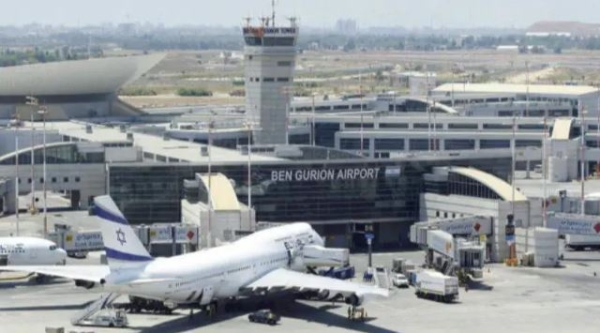 توقف الرحلات في مطار بن غوريون جراء صاروخ من اليمن