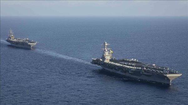 تحشيد متصاعد.. 23 سفينة أمريكية تنتشر من المتوسط حتى الخليج العربي