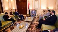المبعوث الاممي يلتقي الرئيس هادي ورئيس الوزراء