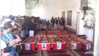 مصادر : وصول عشرات الجثث لمقاتلي الحوثيين إلى عمران و دفنهم وسط تكتم شديد