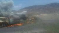 مقتل وإصابة 42 من عناصر المليشيا و"الجندي" ينجو من غارات للتحالف في مديرية مقبنة غرب تعز