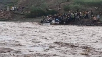 بسبب السيول.. وفاة إمرأة وثلاثة أطفال في الحبيلين بمحافظة لحج