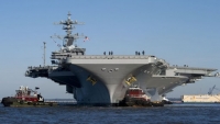 البحرية الأمريكية: حاملة طائرات ايزنهاور تواصل عملياتها في البحر الأحمر