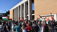 روما.. مظاهرة حاشدة تندد بهجمات إسرائيل على رفح