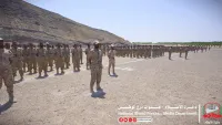 احتفاء بتخرج وحدات جديدة.. عرض عسكري لقوات درع الوطن في عدن